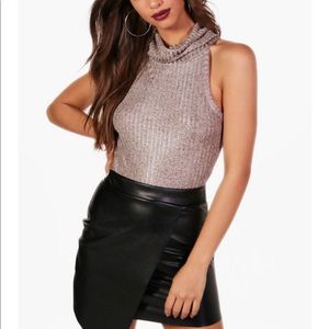 Metallic Bodysuit Size 8